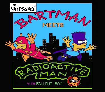 Simpsons, The - Bartman Meets Radioactive Man (USA) (Beta) screen shot title